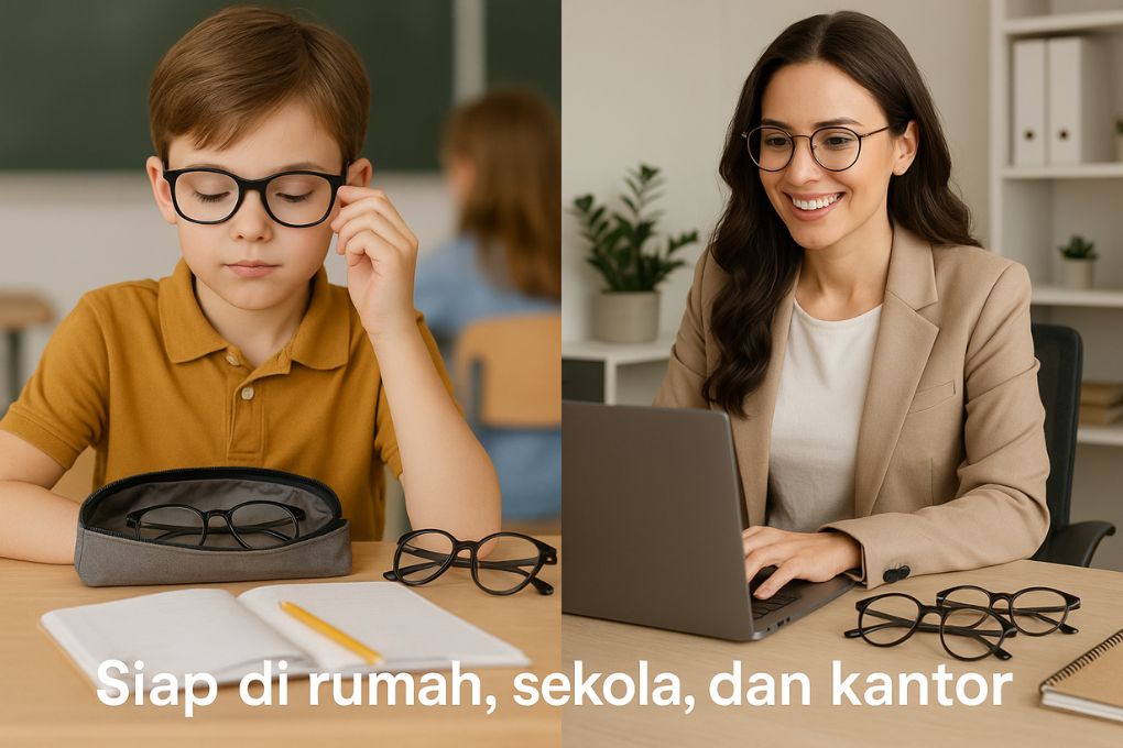 Pentingnya Memiliki Kacamata Cadangan atau Kacamata Kedua!