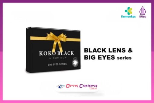 Softlens Warna Bulanan X2 KOKO BLACK