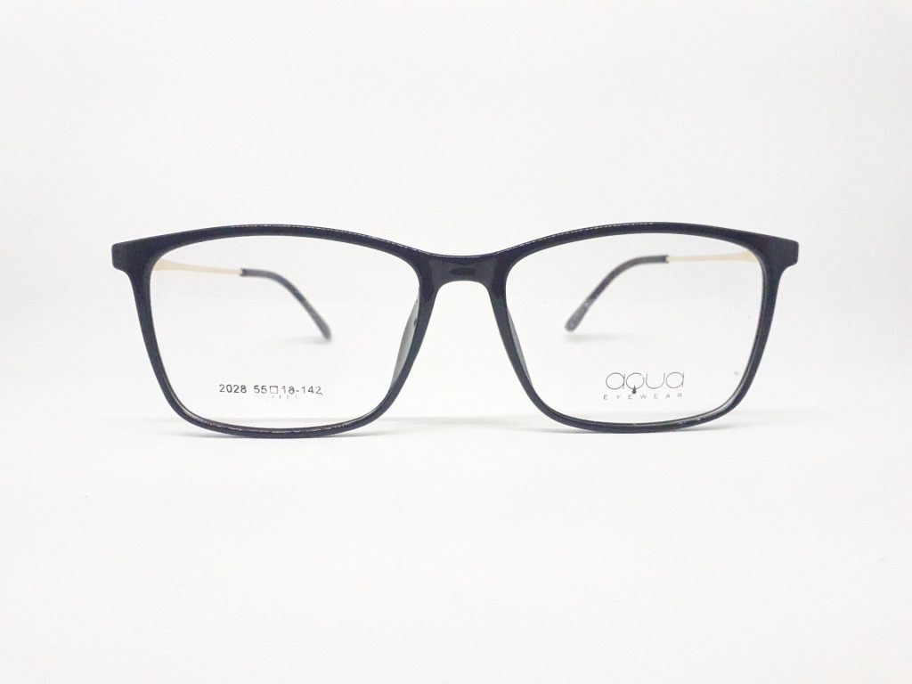 Frame Kacamata Pria Aqua 2028 Warna Hitam