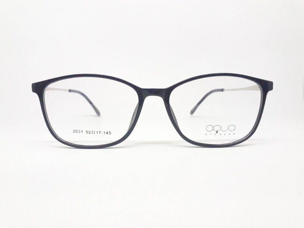 Frame Kacamata Pria Aqua 2031 Warna Hitam