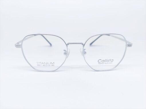Frame Kacamata Pria Callista Titan 2801 Warna Silver