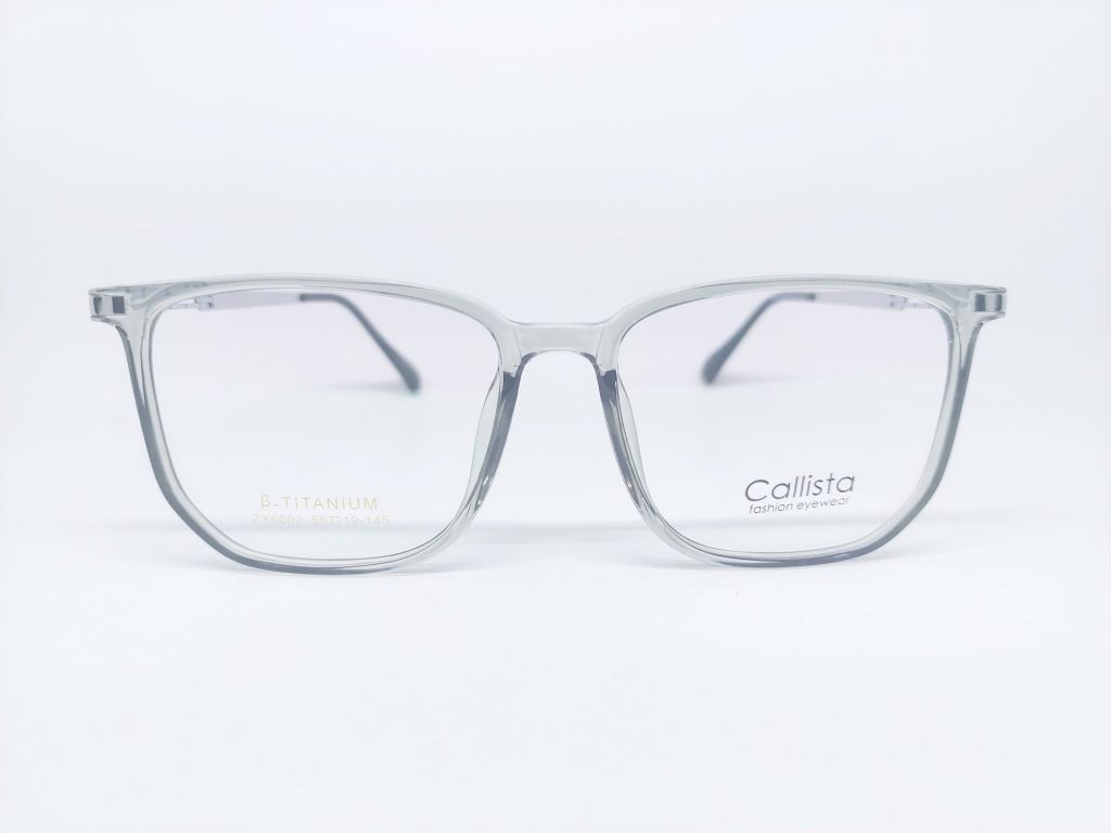 Frame Kacamata Pria Callista ZX6002 CLEAR GREY