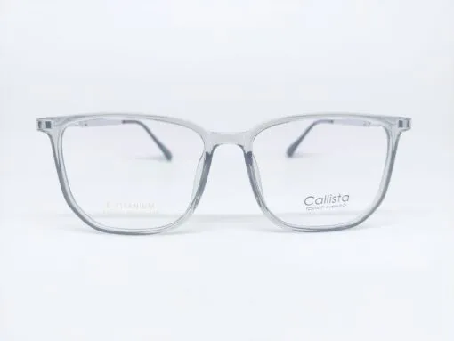 Frame Kacamata Pria Callista ZX6002 CLEAR GREY