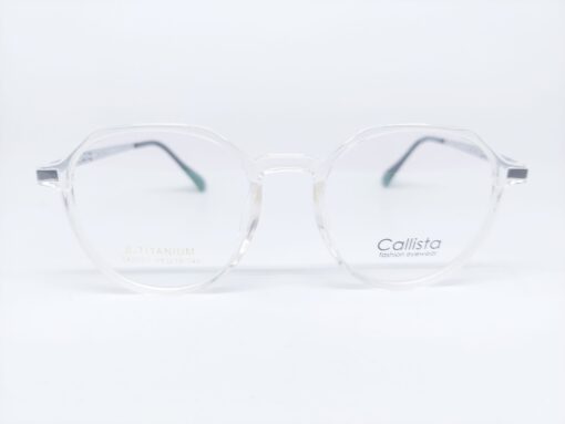 Frame Kacamata Pria Callista ZX6007 Warna Clear White