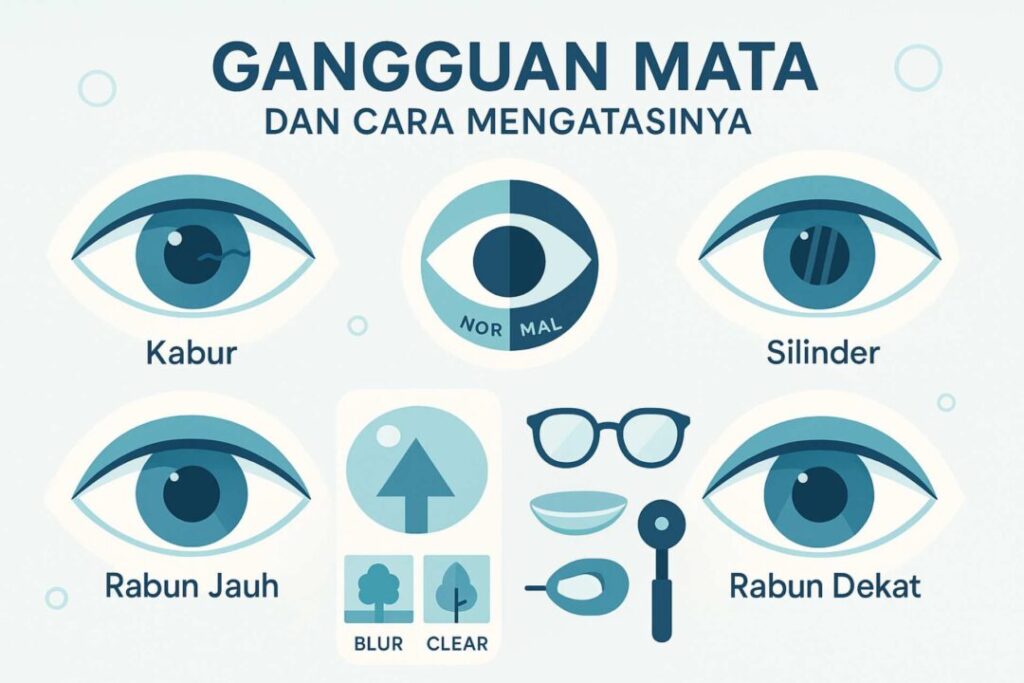 MACAM MACAM GANGGUAN MATA DAN CARA MENGATASINYA