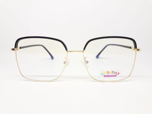 Frame Kacamata Fashion Holiday G95 61 Warna Black & Gold