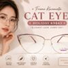Frame Kacamata Cat Eye Holiday K9843 Cover