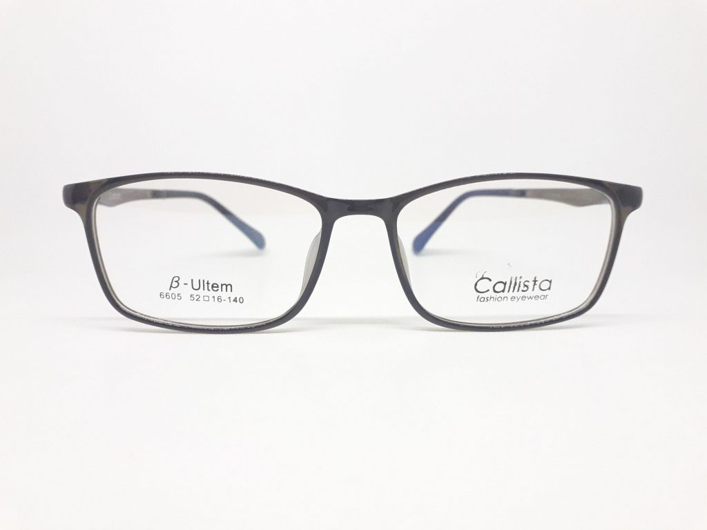 Frame Kacamata Pria Callista 6605 Warna Grey Transparent