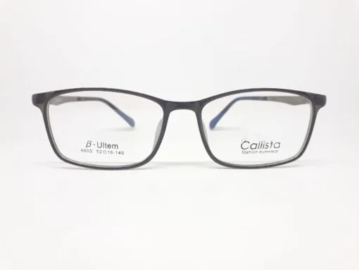 Frame Kacamata Pria Callista 6605 Warna Grey Transparent
