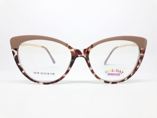 Frame Kacamata Fashion HOLIDAY 5018 Warna Coklat