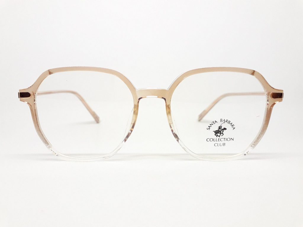 Frame Kacamata Pria Santa Barbara SB22-101 C8 Warna Coklat Transaparan