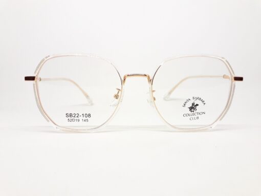Frame Kacamata Fashion Santa Barbara SB22-108 Warna Gold