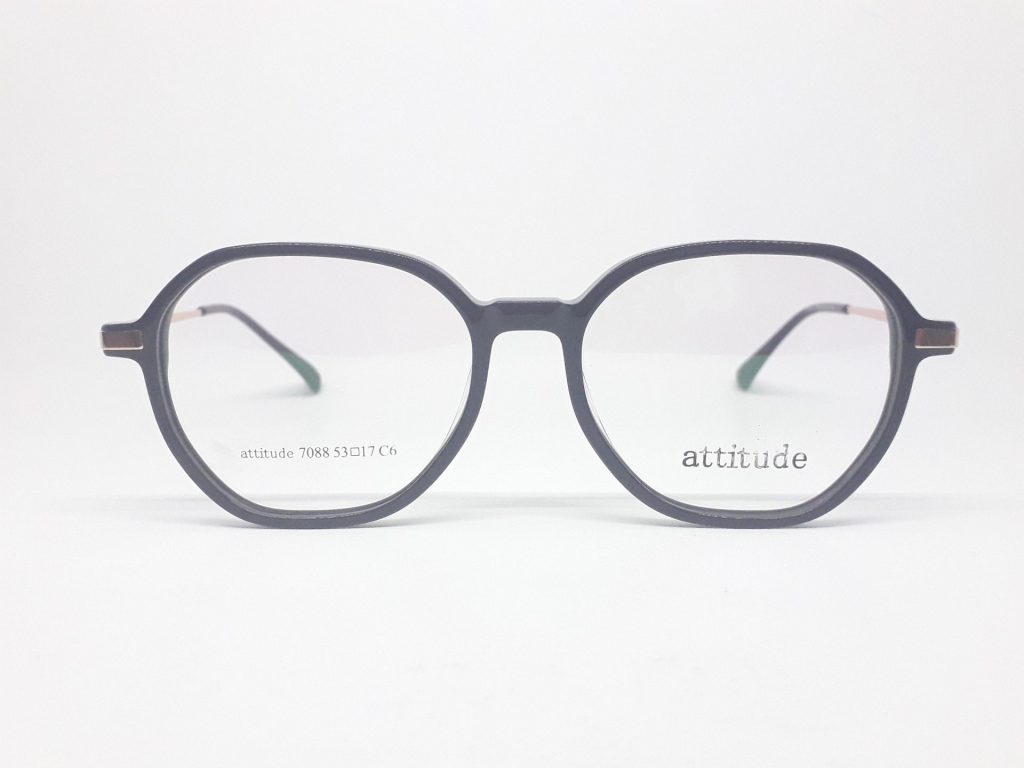 Frame Kacamata Wanita Attitude 7088 Warna Black Gold