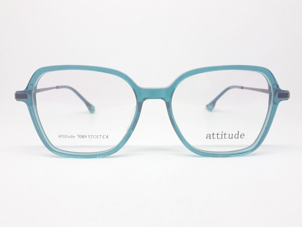 Frame Kacamata Wanita Attitude 7089 Warna Cyan