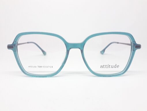 Frame Kacamata Wanita Attitude 7089 Warna Cyan