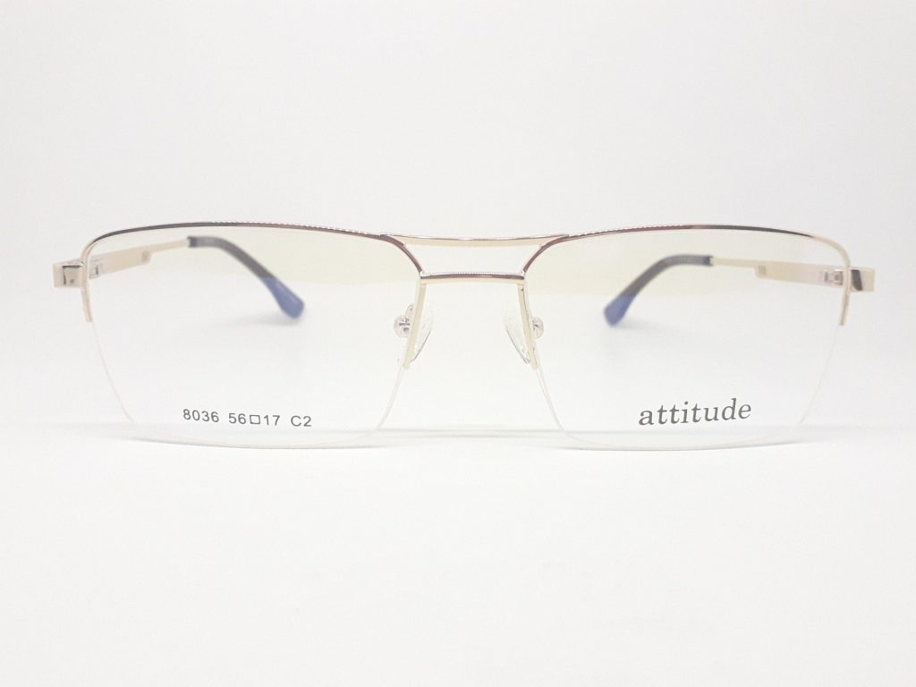 Frame Kacamata Pria Attitude 8036 Warna Gold