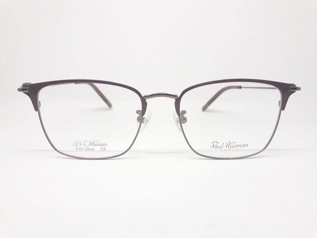 Frame Kacamata Fashion Paul Hueman PHF386A Warna Coklat