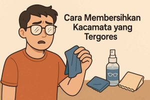 Cara Membersihkan Kacamata yang Tergores