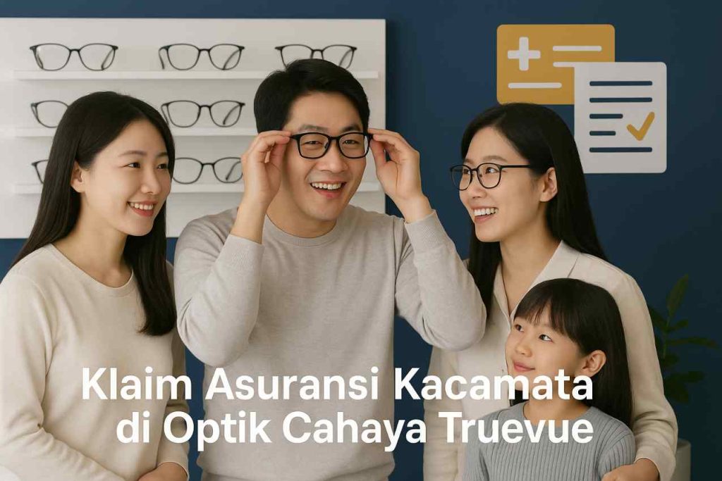 Klaim Asuransi Kacamata Kini Bisa di Optik Cahaya Truevue