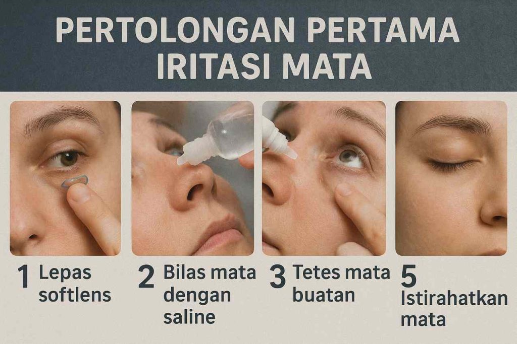 Cara Mengatasi Mata Iritasi karena Softlens