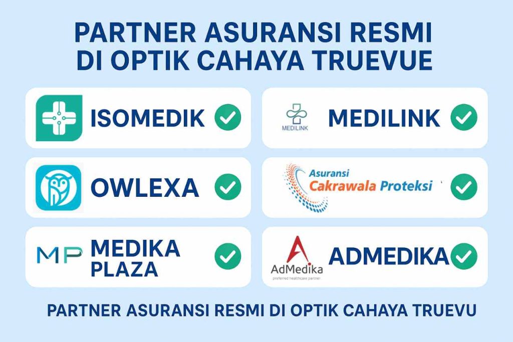 Klaim Asuransi Kacamata Kini Bisa di Optik Cahaya Truevue