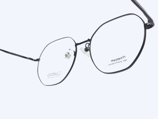 Frame Kacamata Callista 647 Hitam tampak belakang