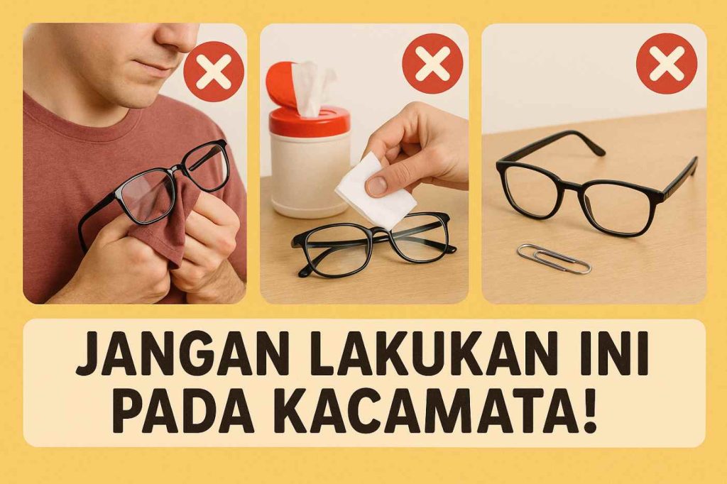 Bahan Pembersih Kacamata yang Aman dan Efektif