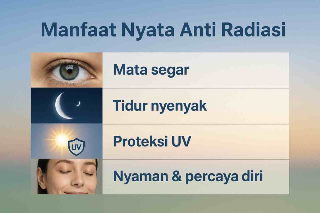 Apakah Kacamata Anti Radiasi Efektif Melindungi Mata? Yuk Cari Tahu!