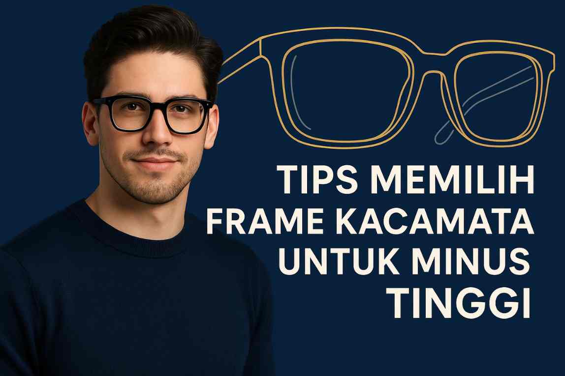 Tips Memilih Frame Kacamata untuk Minus Tinggi agar Tetap Nyaman