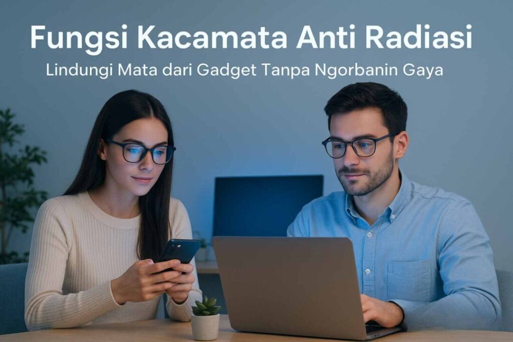 Fungsi Kacamata Anti Radiasi Lindungi Mata dari Gadget Tanpa Ngorbanin Gaya