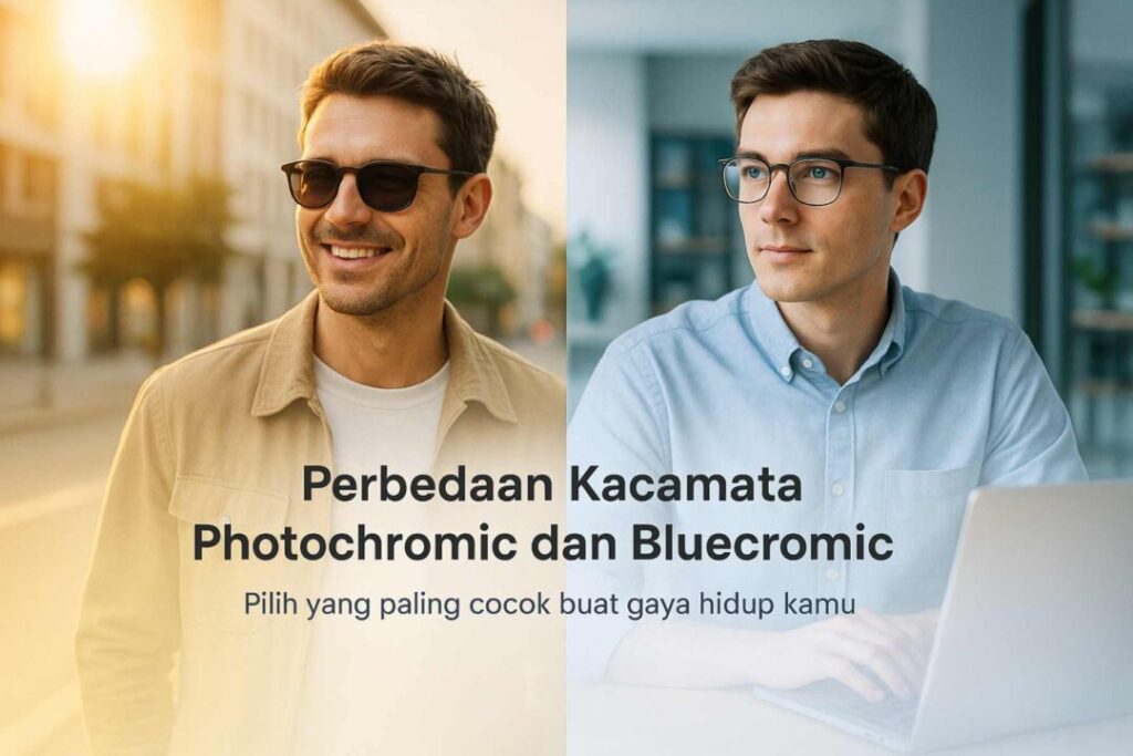 Perbedaan Kacamata Photochromic dan Bluecromic Mana yang Cocok Buat Kamu