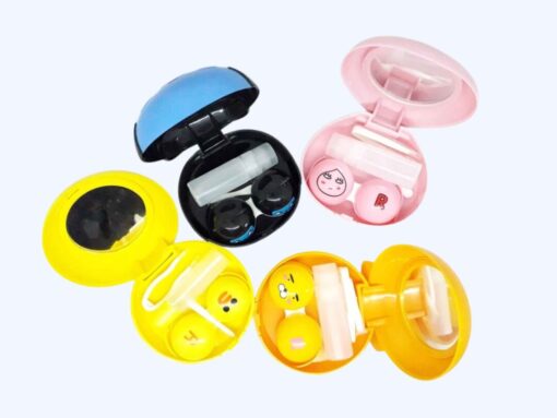 Aksesoris Tempat Softlens Lucu, Beruang, Hello Kitty