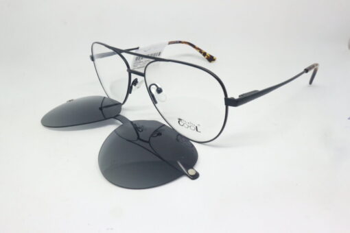 Frame Kacamata Clip On Mr&Mrs Cool ST041 C1 Terpasang