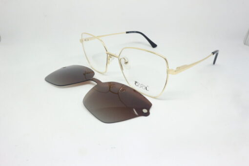 Frame Kacamata Clip On Mr&Mrs Cool ST042 C1 Tampak Serong