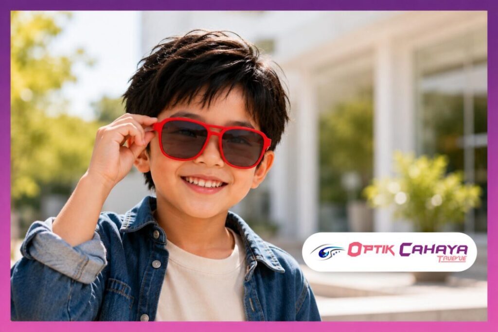 Kacamata Sunglasses Anak Warna Merah CT 11025 C1 Cover