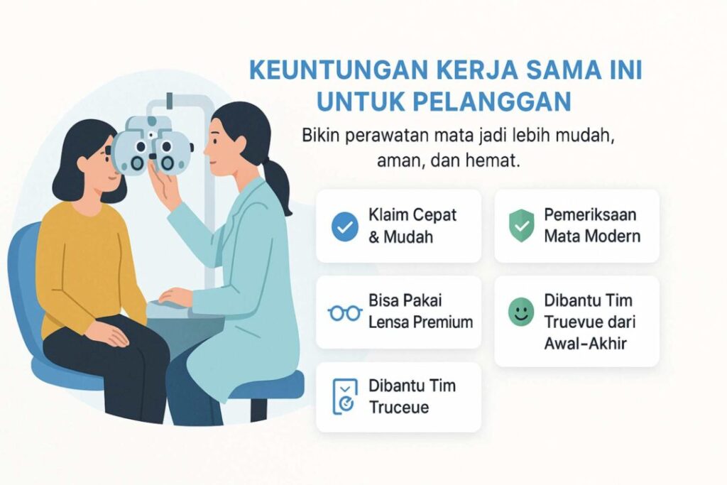 Optik Cahaya Truevue Kini Resmi Bekerja Sama dengan Asuransi Cakrawala Proteksi