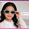 Sunglasses Kacamata Anak Perempuan Anti UV400 Warna Mint Motif Bunga T1506 C11 Cover