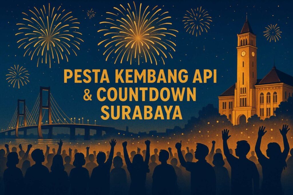 Pesta Kembang Api & Countdown Party di Spot Favorit Warga Surabaya