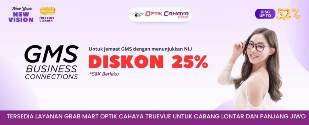Promo Optik Cahaya Truevue Bulan Ini