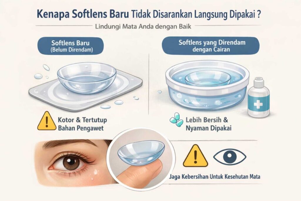 Softlens Baru Direndam Berapa Lama? Ini Panduan Aman Biar Mata Tetap Nyaman
