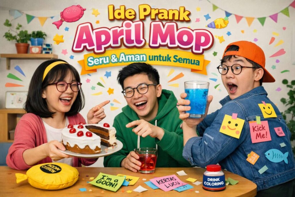 Ide Prank April Mop yang Seru tapi Aman