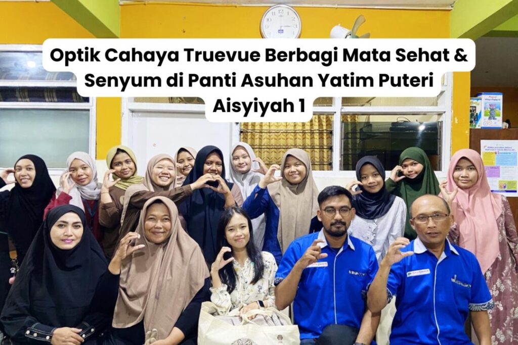 Optik Cahaya Truevue Gelar Buka Bersama dan Periksa Mata Gratis di Panti Asuhan Aisyiyah 1 Surabaya