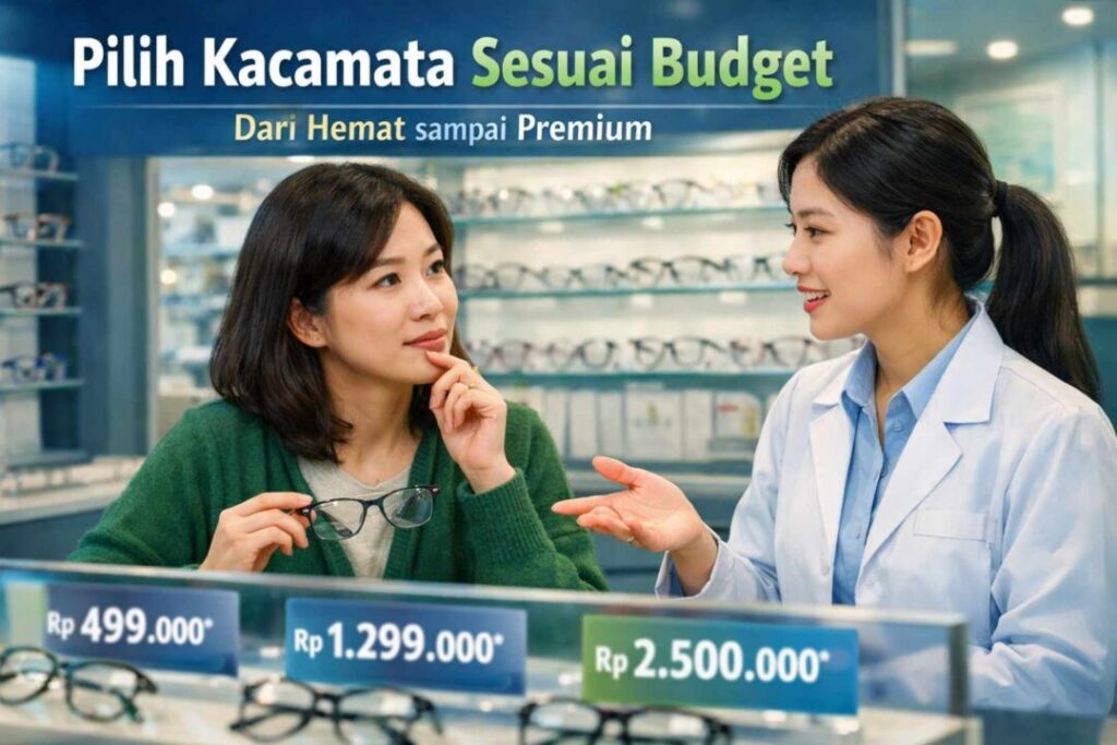 Paket Harga Kacamata Minus di Optik (Pilih Sesuai Kantong)