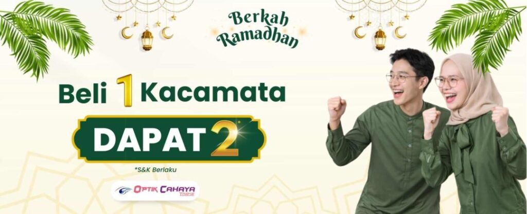 Promo Beli 1 Kacamata Dapat 2 Kacamata