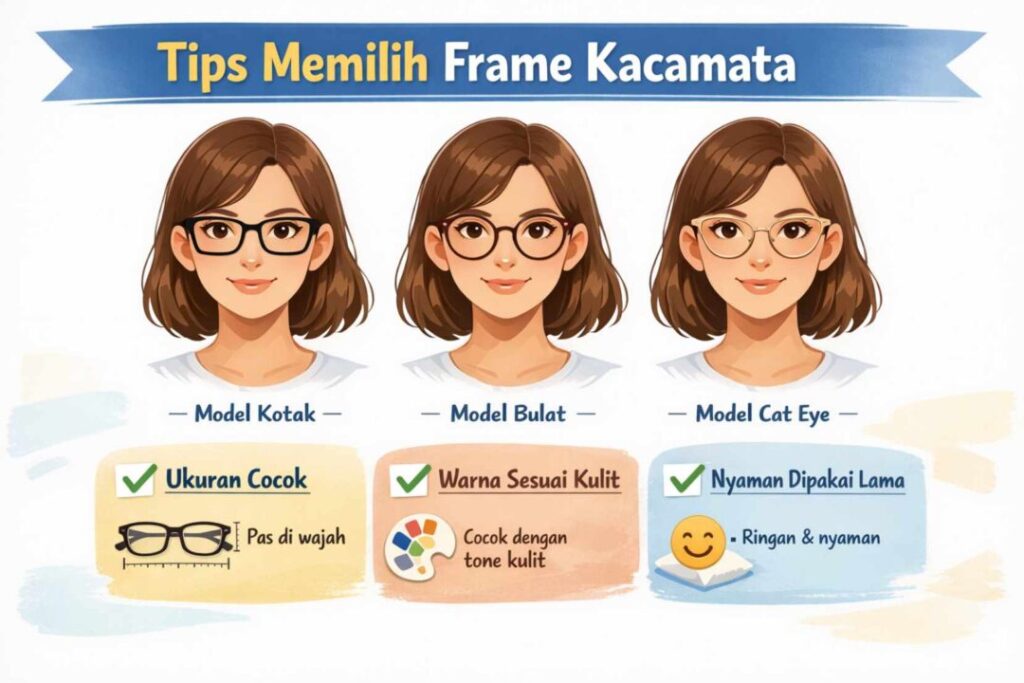 Tips Praktis Memilih Frame Kacamata