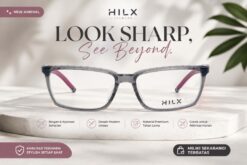 Frame Kacamata Branded HILX ECLIPSE HX02303 C03 Ukuran 54 - 15 - 145