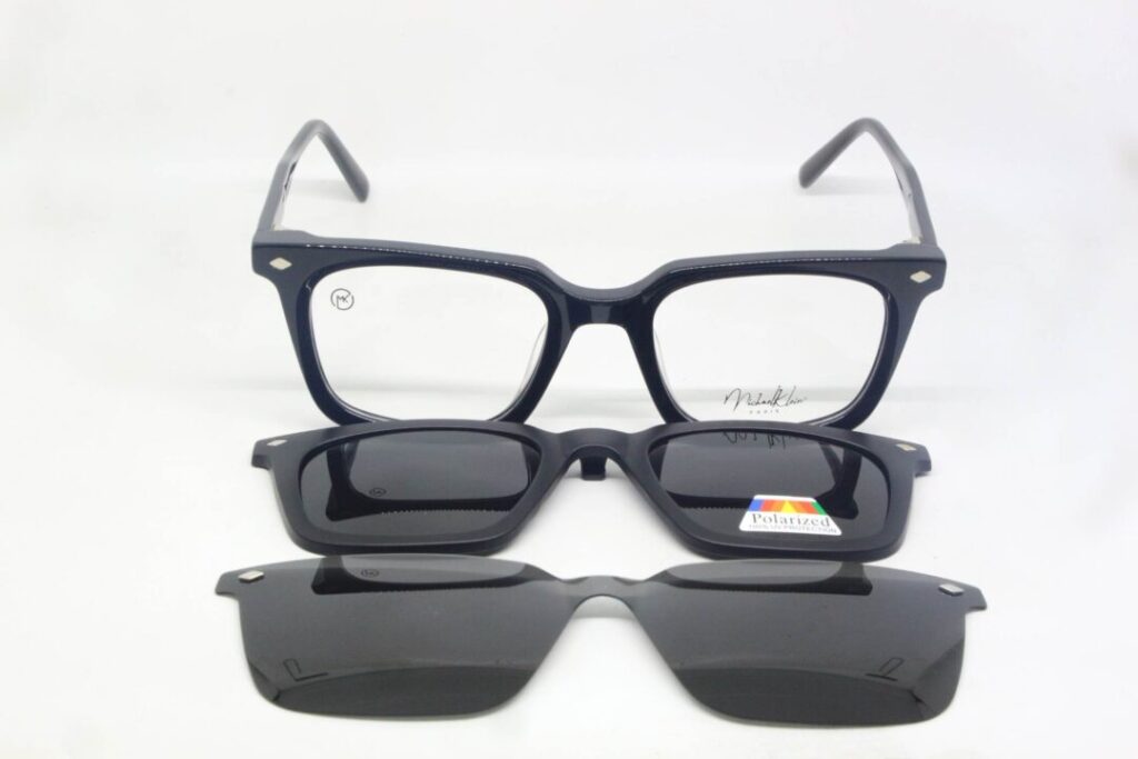 Frame Kacamata Clip On Branded Michael Klein MK 884 C1