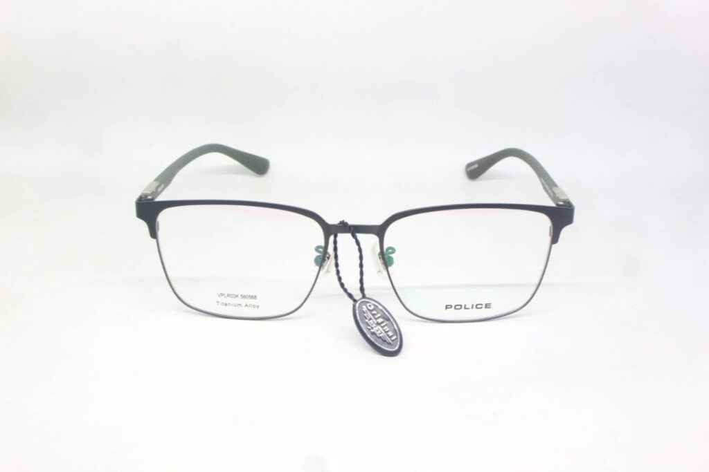 Frame Kacamata Branded Police VPLR03K 560568 tampak depan