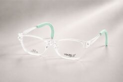 Frame kacamata anak YOURS ID 9519 C4 tampak samping kiri