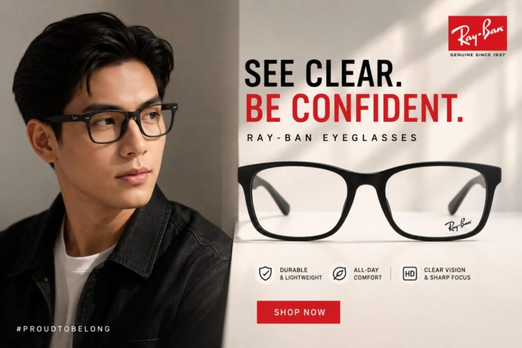 Frame Kacamata Pria Branded Rayban RB 5315-D 2477